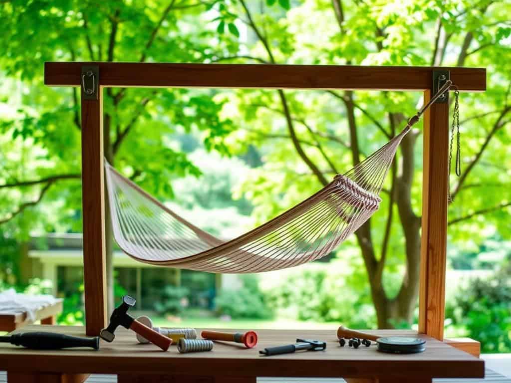 DIY hammock stand instructions