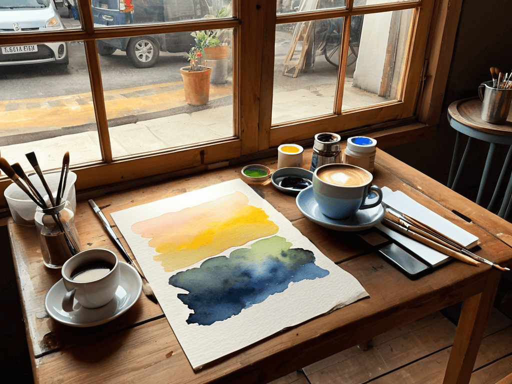 Watercolor Wisdom at Home