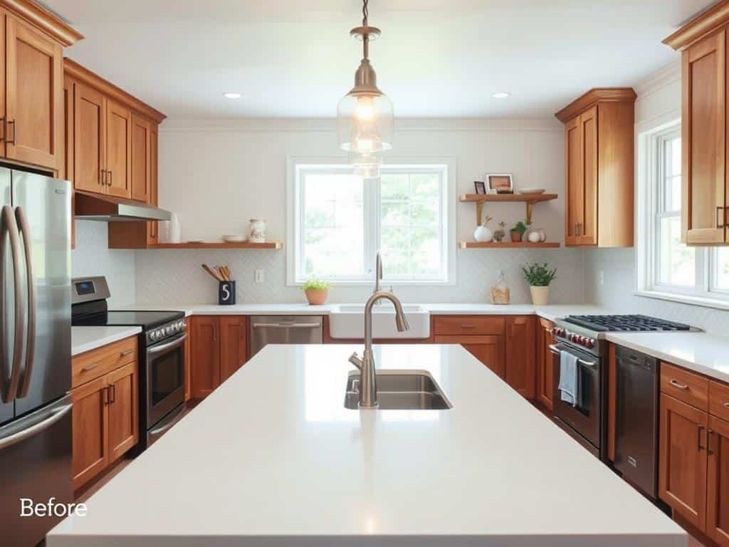 Budget-friendly remodel in the kitchen