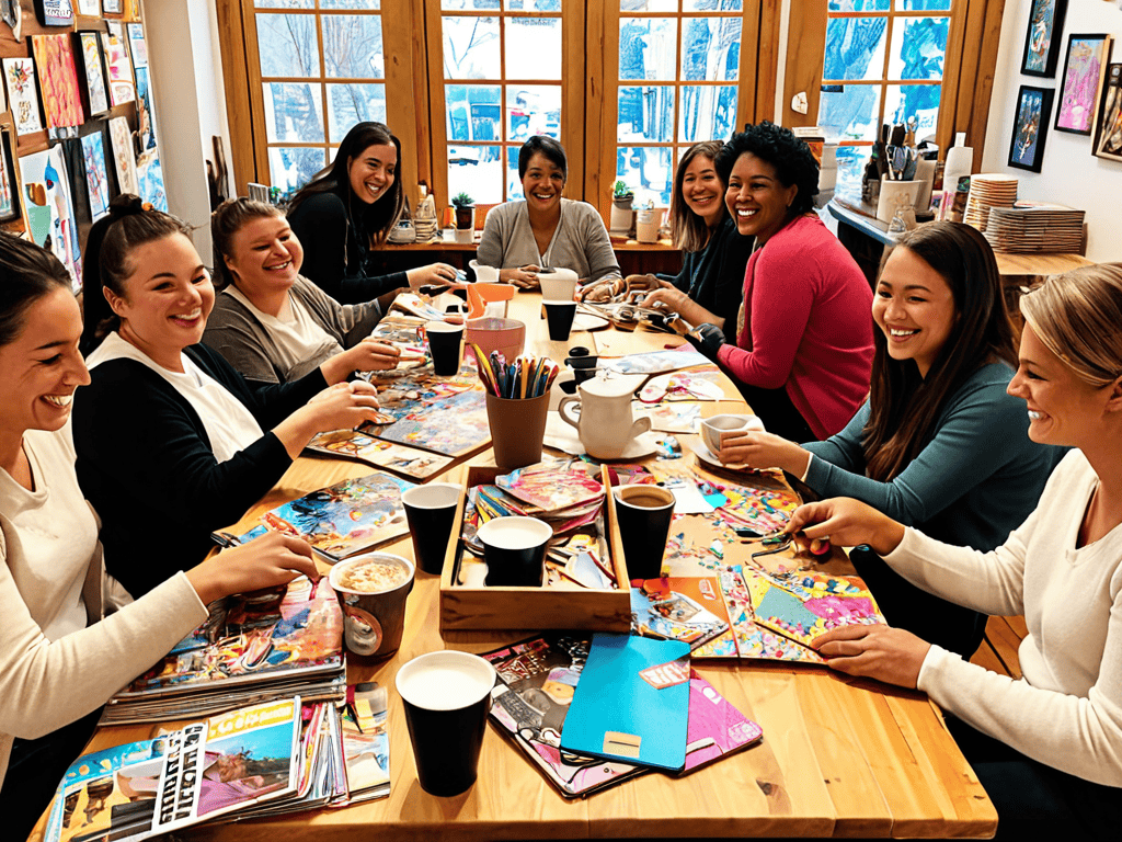 Vision Board Party supplies