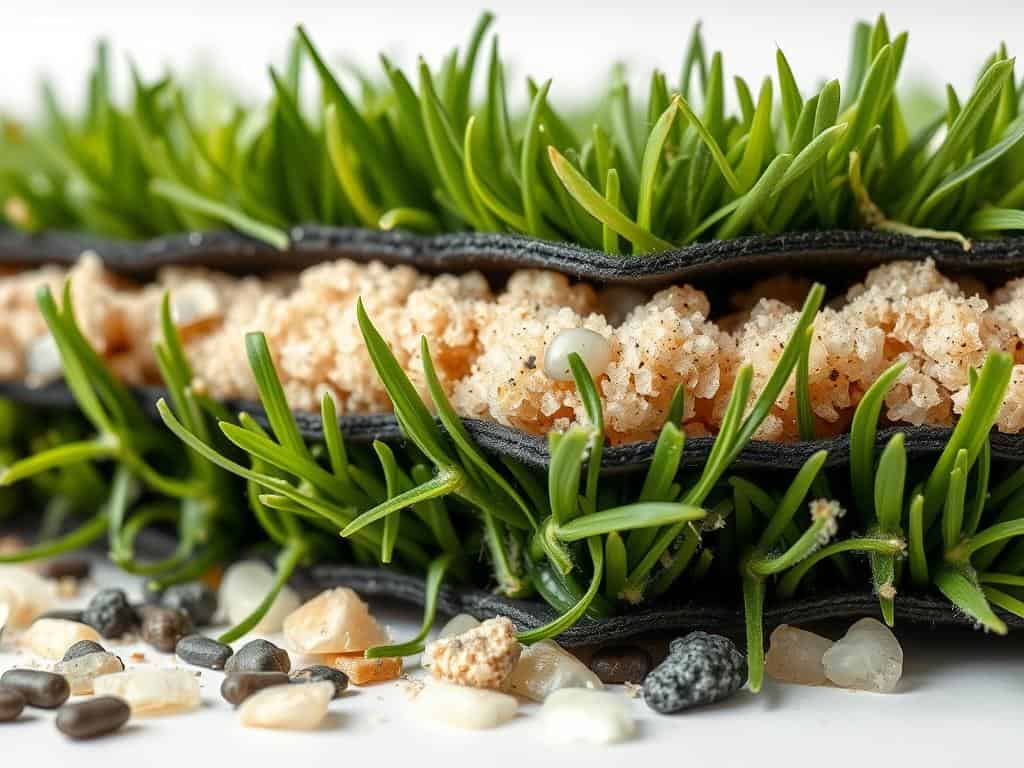 artificial grass components