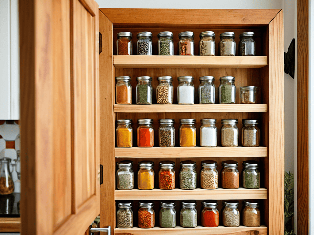 DIY Spice Rack Door Tips