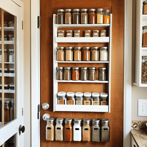 Tiny Pantry? Build a Door-mounted Spice Rack to Double Your Space
