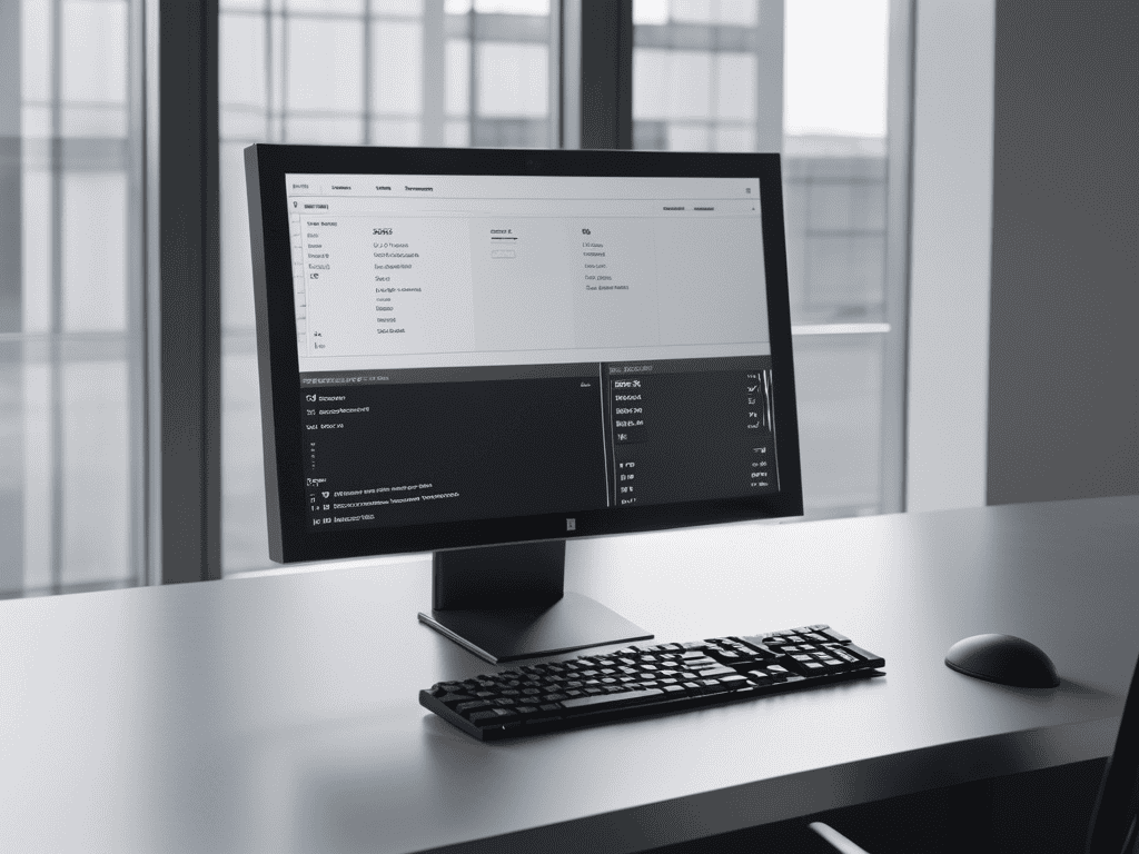 Technical Mono Ux design concept
