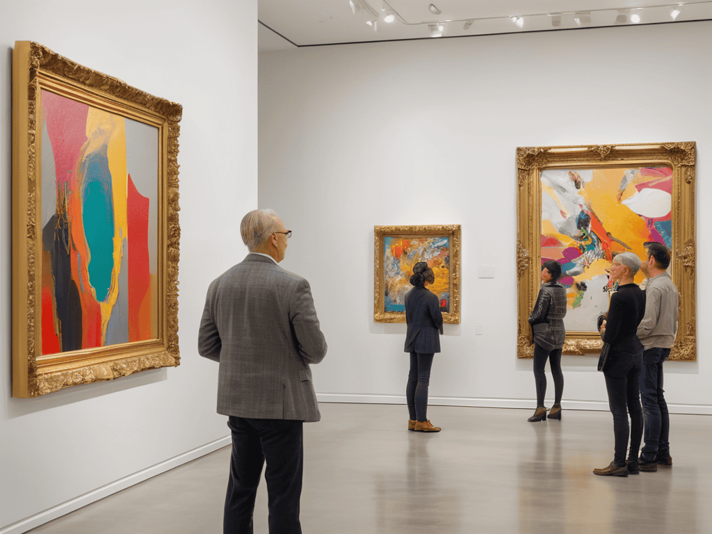 Tokenized fine art navigation tips