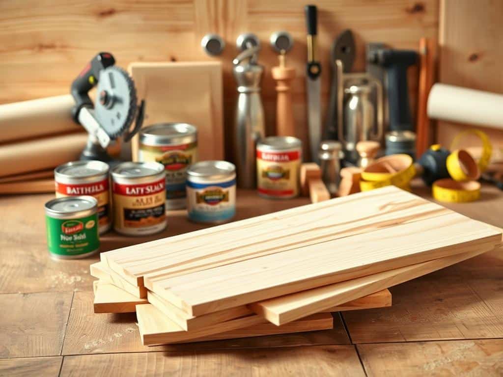 DIY Bathroom Vanity materials