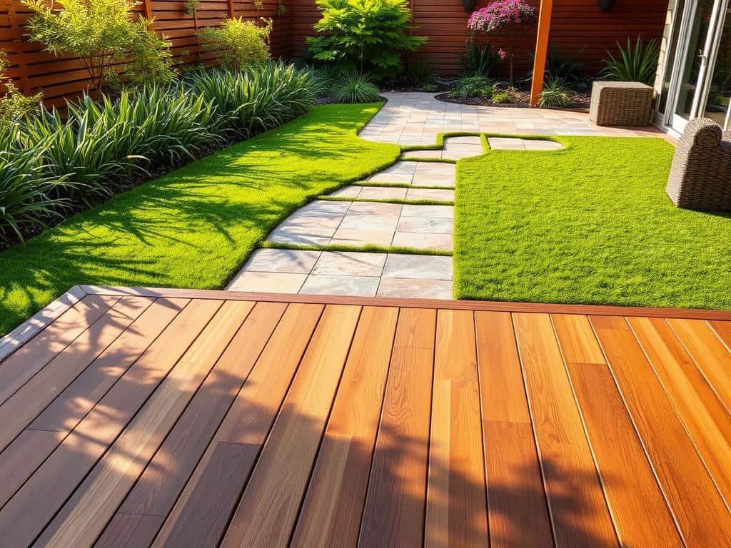 creative outdoor flooring ideas composite decking artificial grass tile flooring