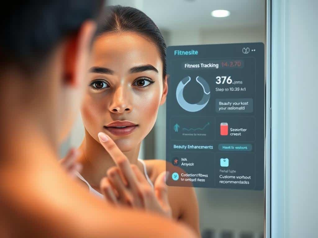 fitness tracking and beauty AI in smart mirrors