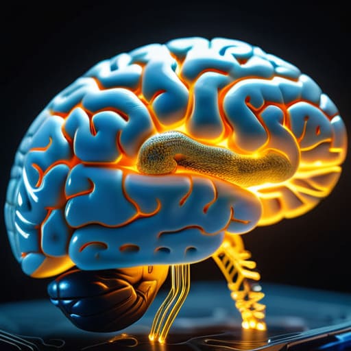 Brain hemispheres achieving The Final Connection.