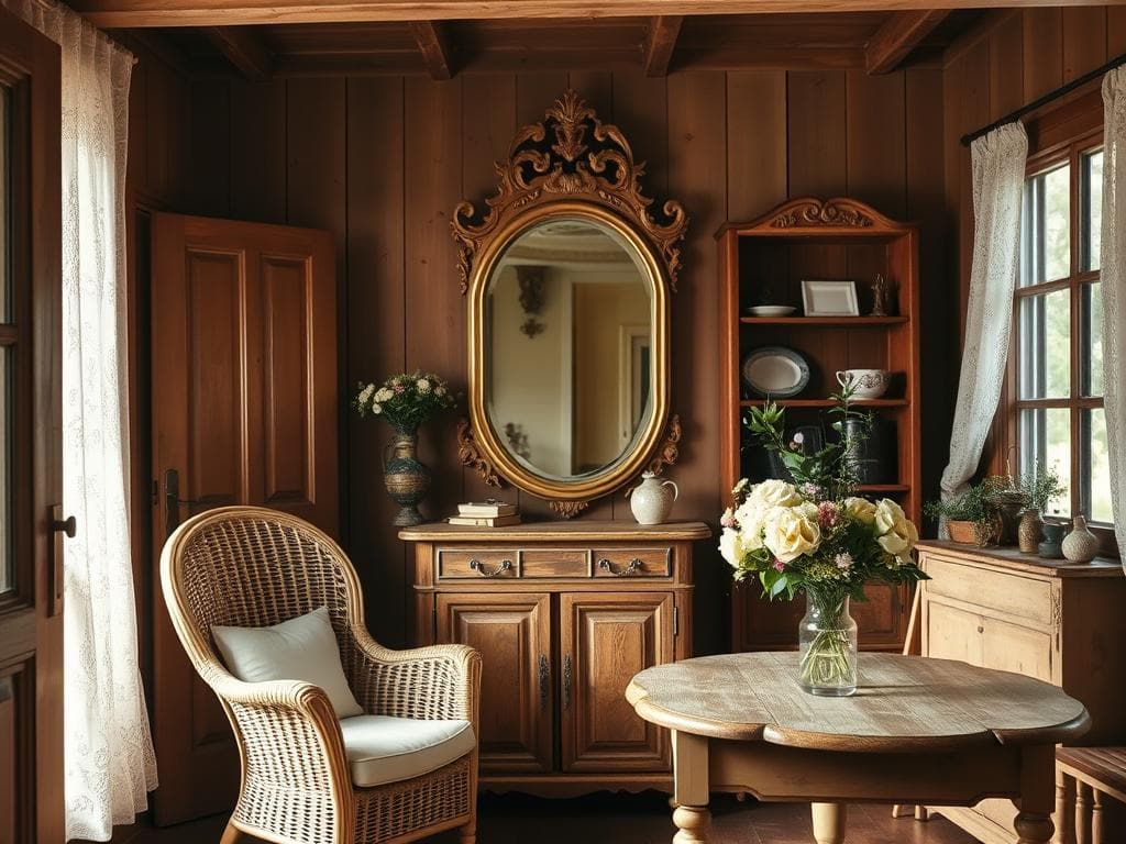 vintage accents in French Country design