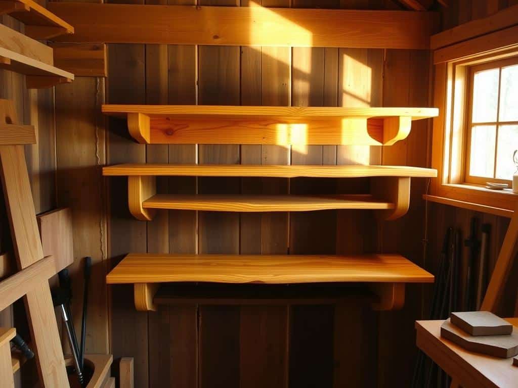 Build Custom Wooden Shelves Without Any Power Tools!